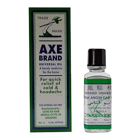 AXE 10 ML Axe Brand Universal Oil Instant Pain Cold Headache Relief 