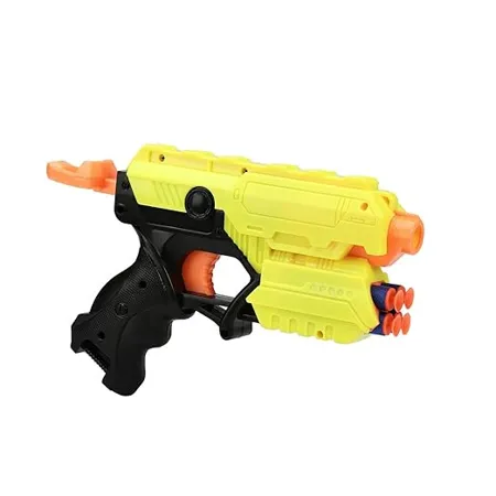 Amazon Brand Jam Honey Blaze Storm Foam Blaster Gun 10 Soft Foam Bullets Safe for Kids Party or Return Gift