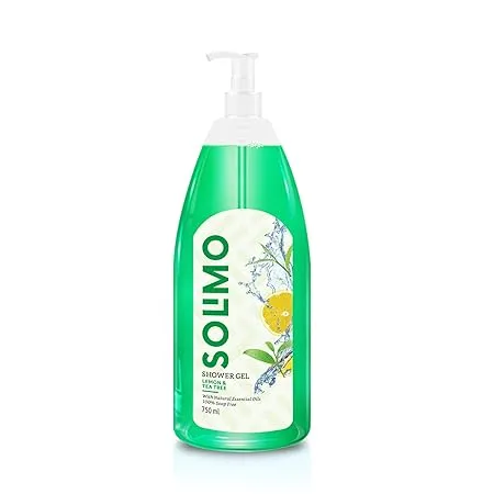 Amazon Brand Solimo Shower Gel Lemon Tea Tree 750 ml