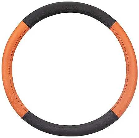 Amazon Brand Solimo Steering Wheel Cover Large Brown