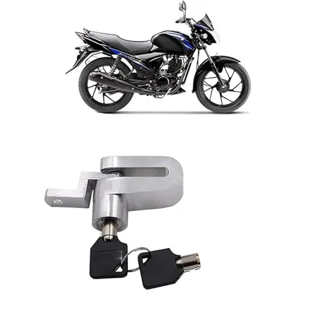 AutokraftZ Motorcycle Bike Bicycle Disc Disk Brake Lock Security for Yamaha Crux