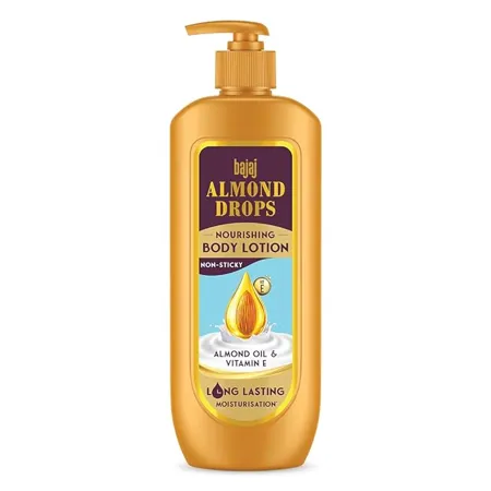 Bajaj Almond Drops Nourishing Body Lotion I Long Lasting Moisturization I Almond Oil Vitamin E I 400ML