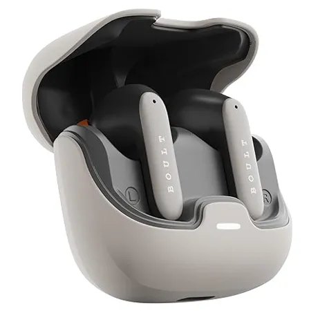Boult Audio Z40 Pro with 100H Playtime Quad Mic ENC 45ms Low Latency Gaming Premium Rubber Grip Case 10mm Bass Drivers Made in India TWS Bluetooth 5 3 Truly Wireless in Ear Earbuds Dawn 
