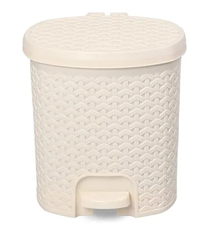 CELLO Classic Plastic Pedal Bin 2 12 Liters Ivory