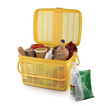 Cello Multimate Polypropylene Jumbo Utility Basket Yellow