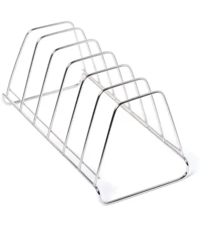 D k 11 Stainless Steel Plate Lid Stand Made Of Steel Less Steel Dish Rack Lid Holder For Kitchen For Kitchen Cabinet Dining Table 