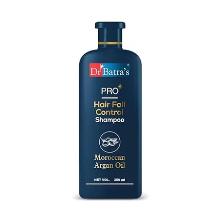 Dr Batra s PRO Hair Fall Control Shampoo Sulphate Free Shampoo Moroccan Argan Oil Shampoo for Men Women Pack of 1 