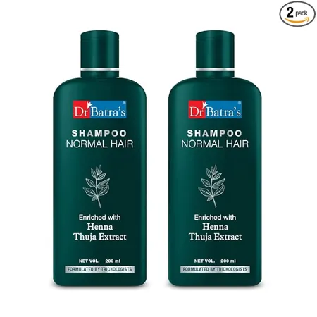 Dr Batra s Shampoo Enriched With Henna Strengthening Shampoo for Hair 200ml Pack of 2 