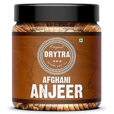 Drytra Afghani Anjeer 1Kg Premium Quality dry fruits Dried Figs Anjir Dried figs Rich Source of Fibre Calcium Iron