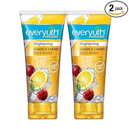 Everyuth Brightening Lemon Cherry Face Wash 150 gm Pack of 2 