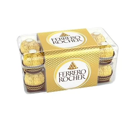 Ferrero Rocher Exquisite Hazelnut and Milk Chocolate Premium Gift Box 16 pieces 200 g 