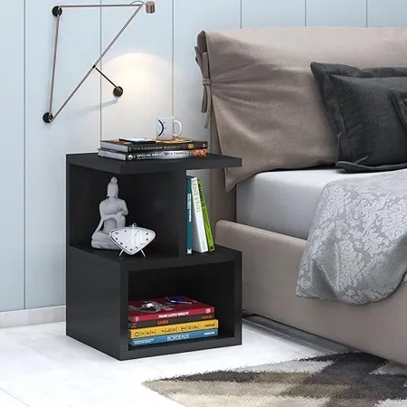 Klaxon Rado Side Table End Table Coffee Table Black 