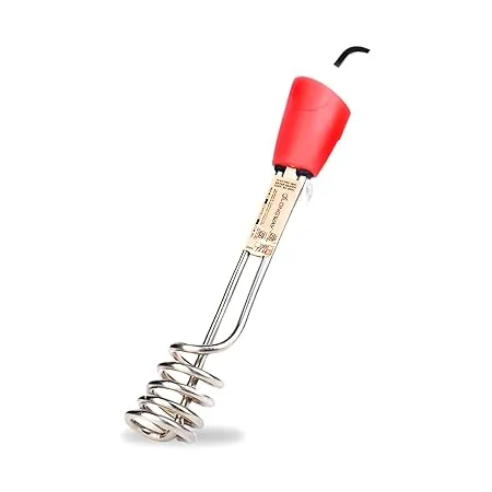 Longway Immensio 1500 Watt Immersion Rod Water Heater with Waterproof Shockproof Protection ISI Certified 1 Year Warranty 1500 Watt Red 