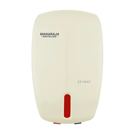 Maharaja Whiteline EZ HEAT Instant Water Heater 3 Ltr with Long Lasting Efficiency 3000W Rust Proof Body High Grade SS Tank 6 5 Bars Warranty of 2 Years on Product 5 Years on Tank 
