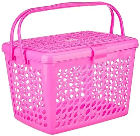 Nakoda Excel Picnic Medium Storage Basket Multipurpose Use for Fruits Vegetables Toys Color May Vary 36 2 x 27 5 x 23 5 cm