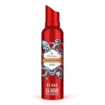Old Spice Krakengard No Gas 24 hour Long Lasting Freshness Deodorant Perfume Body Spray For Men 140ml