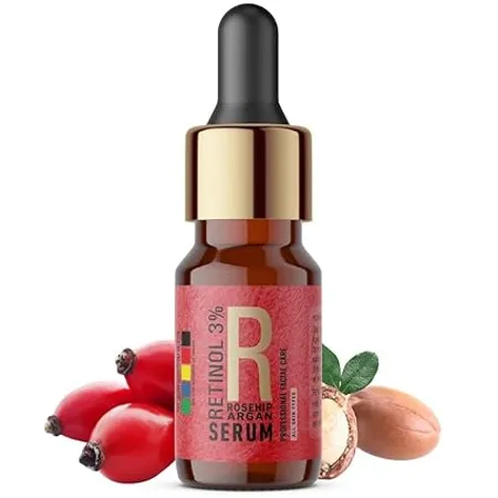 Organix Mantra Retinol Serum 3 for face with Vitamin E Hyaluronic Acid Moroccan Argan Oil Rosehip Oil 5ML