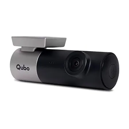 Qubo Car Dash Camera Pro with GPS Log Dash Cam from Hero Group Made in India Dashcam Full HD 1080p Wide Angle View G Sensor WiFi Emergency Recording 