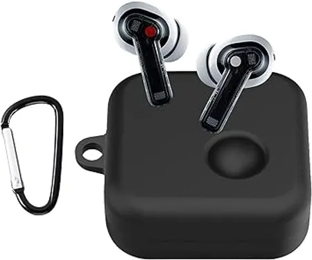 Sounce Earbud Case for Nothing Ear Case Silicone Earbud Case Cover for Nothing Ear 1 Protective Case Compatible with Nothing Ear 1 Dustproof Shockproof Earbuds Case for Nothing Ear 1