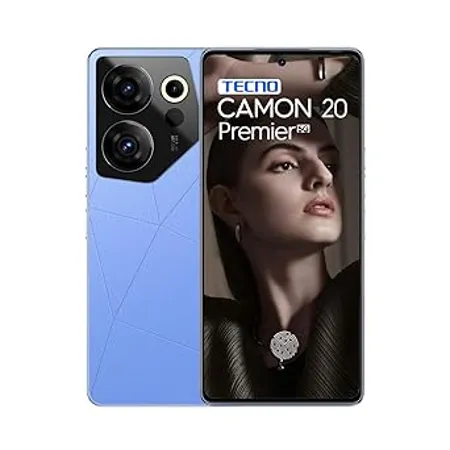 TECNO Camon 20 Premier 5G Serenity Blue 8GB RAM 512GB Storage 8GB Expandable RAM Industry 1st 50MP RGBW Pro Camera Segment 1st 108MP Ultra Wide Macro Lens 6 67 120Hz 10bit AMOLED in Display