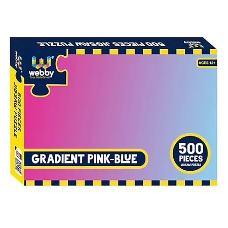 Webby Gradient Pink Blue Jigsaw Puzzle 500 Pieces