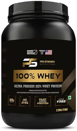 Whey Protein Pro Nutrition 2 2 lbs 1000 g Double Rich Chocolate Protein Powder for Muscle Support Recovery Vegetarian Primary Source Whey Isolate