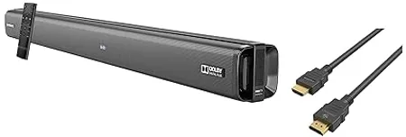 ZEBRONICS Zeb Juke BAR 3800 PRO Dolby Wireless Bluetooth Single Soundbar with Supporting Wall Mount Remote Control Zeb HAA1520 HDMI Cable Supports 3D 4K ARC CEC Extension