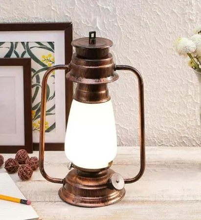 tu casa Ntu 106 Milky Glass Shade Table Lantern by tu casa Holder Type b 22 Bulb not Included 