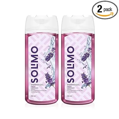 Amazon Brand Solimo Shower Gel Fresh Lavender 250 ml Pack of 2 