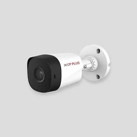 CP PLUS 2 4MP IR Bullet Outdoor Security Camera 3 6mm Fixed Lens Max 25 30fps at 2 4MP DWDR Day Night ICR IR Range of 20 Mtrs Smart IR Support Built in Mic CP URC TC24PL2C V3