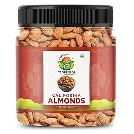 CROPFIELDS Premium California Almonds Whole Badam Giri Badam Bold Size Natural Organic Almonds 1 kg 