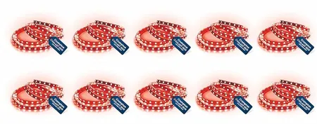 Crompton 5 Meter Strip Light Red 300 LEDs Pack of 10 Without Driver 