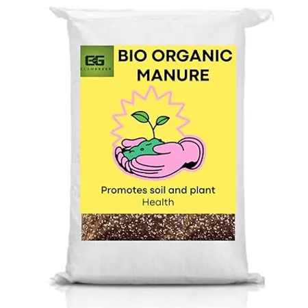 Elamgreen Bio Organic manure fertilizer for plants Toxic free Plant fertilizer for all Flowering plants vegetables and fruits home gardening terrace garden 10kg 