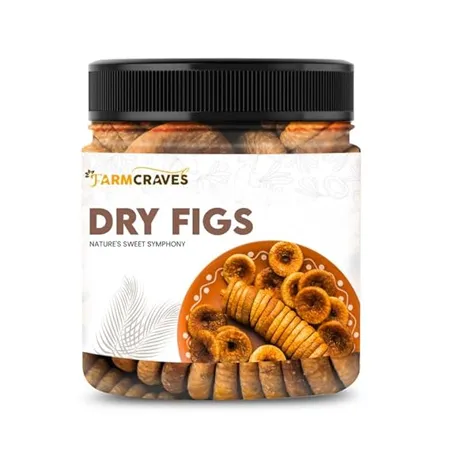 FARMCRAVES Premium Dried Anjeer 1000g Dry Figs Nutritious Seedless Anjeer Dry Fruit for Healthy Snacking l No Added Preservatives