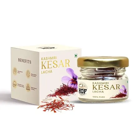 House Of Farms HOF Authentic Kashmiri Lacha Kesar Saffron 1 Gram For Biryani Pulao Sweet Dish Like Kheer Phirni Good Health Tilak Beauty Skin A Grade Quality