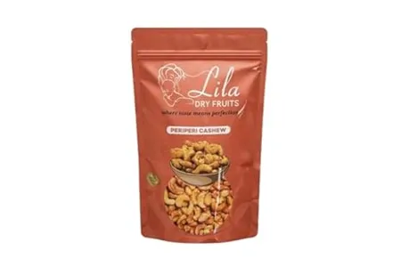 LILA DRY FRUITS 100 Roasted Whole Cashews Peri Peri Cashew Premium Kaju nuts Nutritious Delicious Gluten Free Source of Minerals Vitamins Dry Fruits 1000 gm