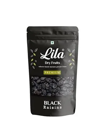 LILA DRY FRUITS Premium Afghani Seedless Black Raisins 1000 gram Kali Kishmish Munakka Dry Fruits Delicious Healthy Snack High In Antioxidants Naturally Sweet Tasty Fresh