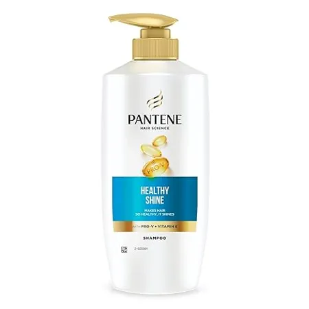 Pantene Hair Science Healthy Shine Shampoo 650ml with Pro Vitamins Vitamin E makes hair so healthy for shiny hair for all hair types shampoo for women men shampoo for healthy hair