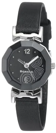 Sonata Black Dial Analog watch For Women NR8943SL03