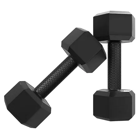 Star X Hexa PVC Dumbbell Set for Home Gym Workout Dumbells for Fitness