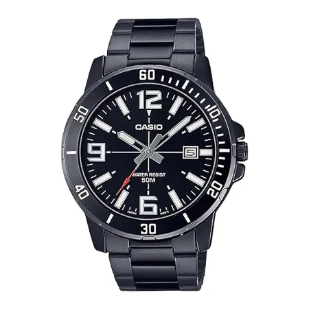 Casio Analog Black Dial Men s Watch MTP VD01B 1BVUDF