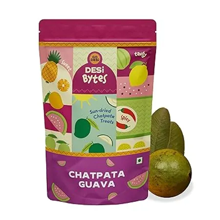 GO DESi Chatpata Guava Candy 150g Fruit Snacks Guava Bites Dehydrated