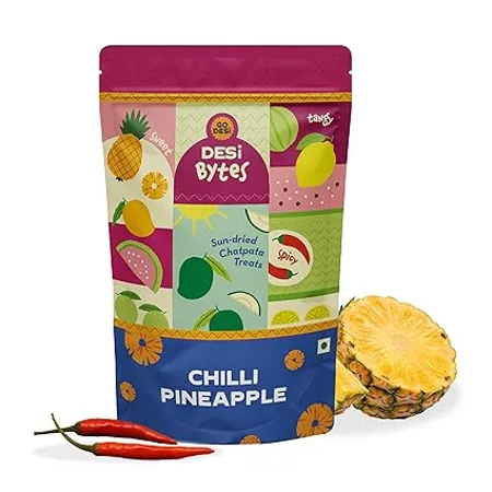 GO DESi Chilli Pineapple Candy 150g Fruit Snacks Bites Dehydrated