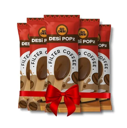 GO DESi Coffee Candy 40 pcs Desi Popz Filter coffee pop lollipop