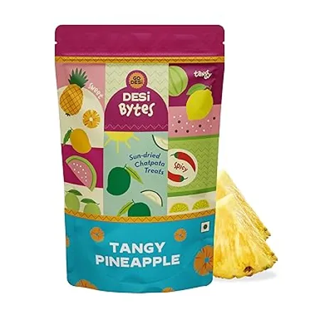 GO DESi Tangy Pineapple Candy 150g Fruit Snacks Bites Dehydrated