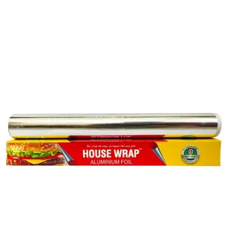 House Wrap Aluminium Foil for Food Packing Cooking Baking Aluminium Foil 9 Meter Net Guaranteed 11 Microns in Thickness for Keeping Food Warm Pack of 1 