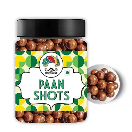 Mr Merchant Paan Shots Instant Paan Mouth freshener Mukhwas Pan Flavor Candy 250g 250 gm 
