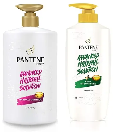 Pantene Advanced Hairfall Solution Anti Hairfall Shampoo for Women 1L Pantene Advanced Hairfall Solution Silky Smooth Care Shampoo Pack of 1 650ML Green