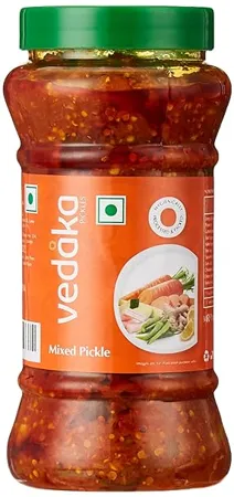 Amazon Brand Vedaka Mixed Pickle 500 gm