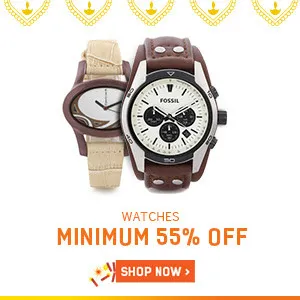 Flipkart watches minimum 55% off